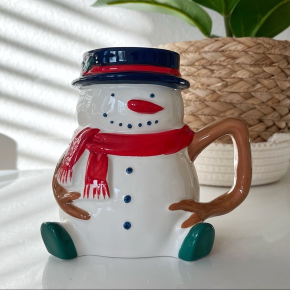 Holiday Home Other - • SOLD • Snowman Mug